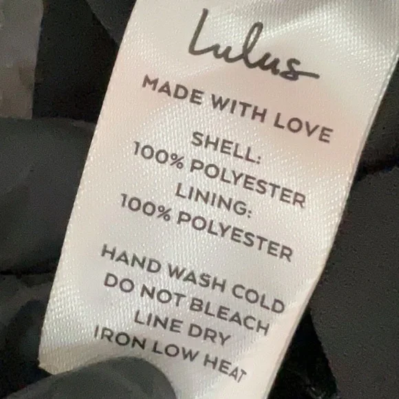 NWT Lulus Evening Gold Dot Black Chiffon Romper Medium Sheer Sleeve V-Neck - Picture 5 of 6